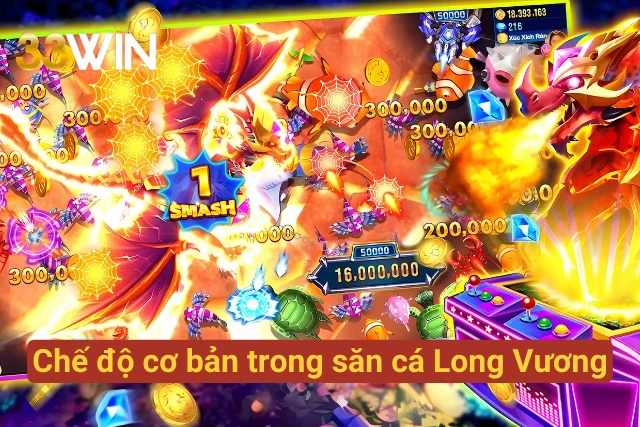 Chế độ chơi đơn trong săn cá Long Vương