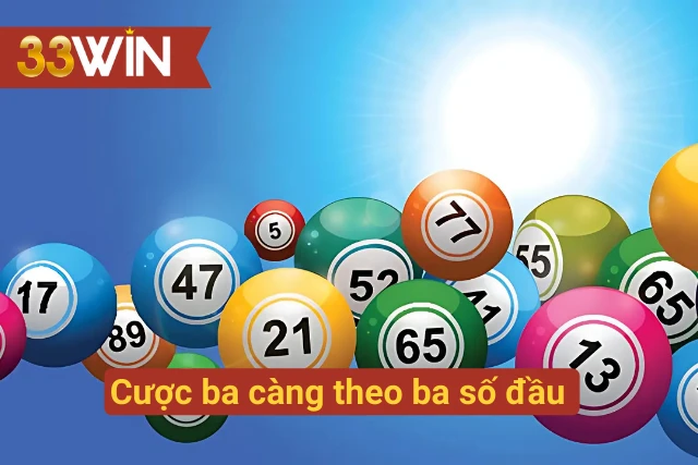 Cược ba càng theo ba số đầu 